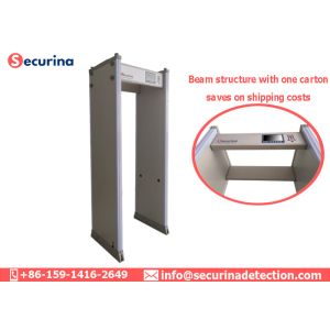 Buy cheap 45 Zones Full Body Scanner , Industrial Door Frame Metal Detector 7 Inch LCD Screen from wholesalers