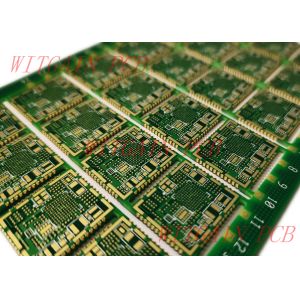 Buy cheap Rigid 4 Layer PCB Half Hole Finished Thickness 0.8MM Green Solder Mask from wholesalers