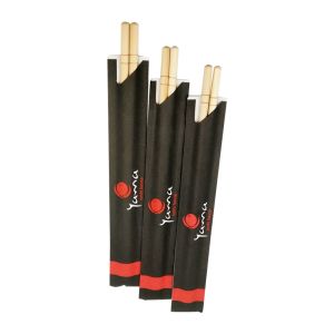 Buy cheap Custom Chopsticks 20cm 200mm Stock Lot Japan Paper Wrap Chopsticks from wholesalers