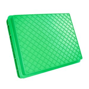 Buy cheap Customized Volume Stackable Vented Plastic Crates for Bread Storage in Solid Box Style from wholesalers