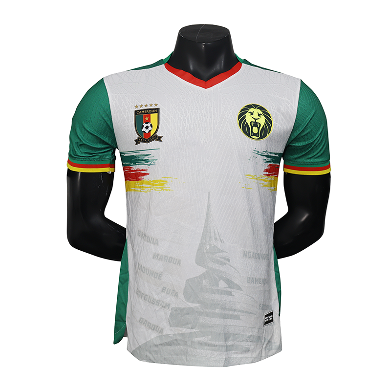 Buy cheap Group customized Cameroon white player version jersey high quality choice from wholesalers