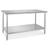 Buy cheap Standard Size Stainless Steel Work Bench Table For Warehouse Load Weight 400lbs from wholesalers