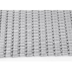 Buy cheap Titanium Plating 5mm Woven Metal Mesh Fabric 15m Decorative Metal Room Dividers from wholesalers