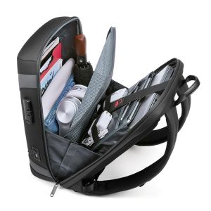 Softback Waterproof Business Backpack With USB Customized Logo