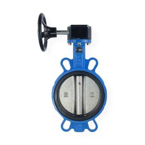 Buy cheap Stainless steel 316 WZ Worm wheel wafer butterfly valve with equal size and performance from wholesalers