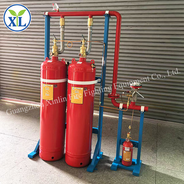 Advanced Inert Gas Fire Suppression System With Electrical Manual Starting Mode