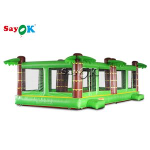 Buy cheap Outdoor Inflatable Games Multifunctional Backyard Tarpaulin Inflatable Volleyball Field from wholesalers