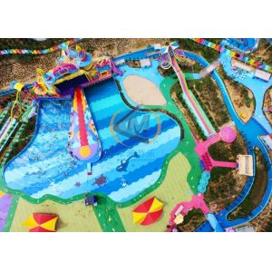 China Outdoor Big Aqua Wave Swimming Pool Artificial Surf Pool 2-10m Wave Length For Adults Children on sale
