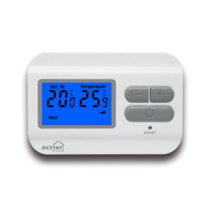 Buy cheap White Household Air Conditioning Wired Room Thermostat With LCD Display from wholesalers