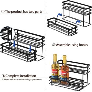 Buy cheap Function 2 Tier Coffee Syrup Stand Holder Rack for Coffee Bar Standard or Nonstandard from wholesalers