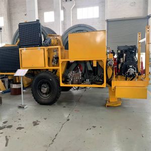 Buy cheap Overhead Line 14Ton Hydraulic Brake ADSS Cable Tensioner Stringing Machine from wholesalers