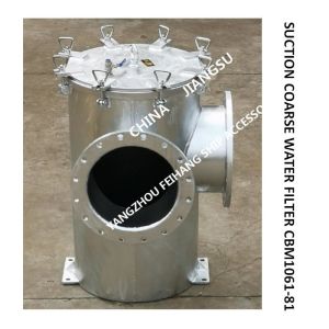 Right Angle Coarse Water Filter At Inlet Of Seawater Pump Of Main Engine,