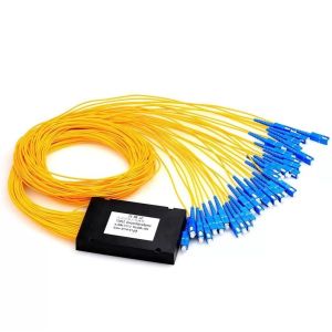 Buy cheap FTTH FTTB PLC Optical Splitter SC UPC 1x32 Fiber Optic Coupler Splitter from wholesalers