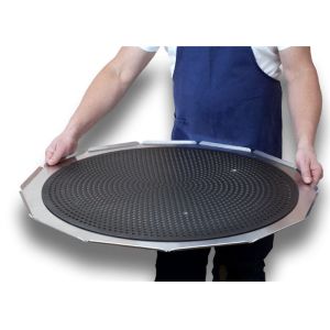 RK Bakeware China-Pizza Hut Hard Anodized Perforated Aluminum Pizza Disk Pan