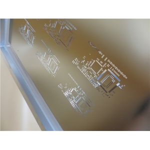 0.1mm Stainless Steel Shim SMT Stencil PCB Assembly For BGA Package