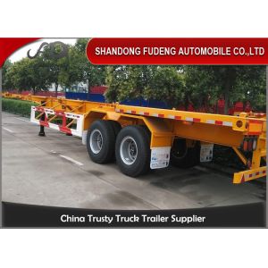 Container chassis trailer , skeleton semi trailer 2 axles 20ft and 40ft with