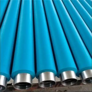 Buy cheap 3000m/Min Industrial Rubber Roller Carbon Steel Printing Rubber Roller from wholesalers