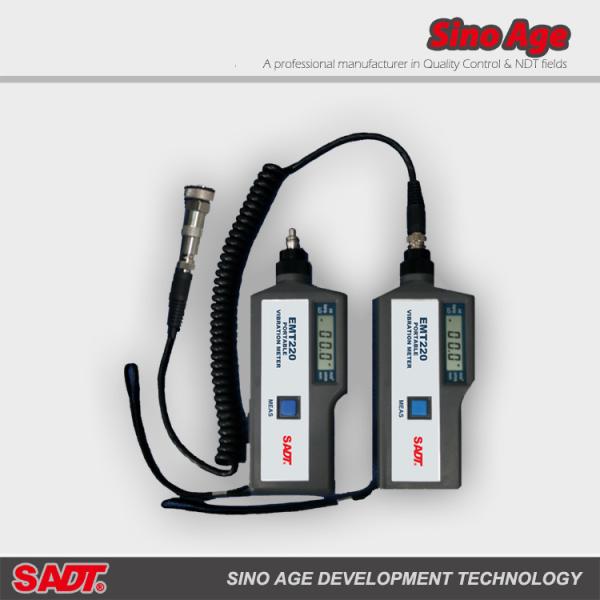 Quality 0.1~199.9 m/s2 Acceleration EMT220 Digital portable Vibration Meter with Temperature-Measuring for sale