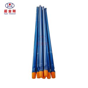 Buy cheap Forging DTH Drill Rig Drill Pipe 1.5m 2m 3m 4m 5m Length 76mm 89mm 114mm Diamether Pipe with ISO 9001 2000 Certification from wholesalers
