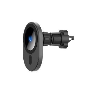 Buy cheap Oval Silicone 9V1.1A 15W Magnetic Wireless Car Charger FOD from wholesalers