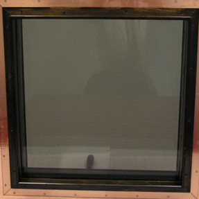 Buy cheap 900 X 1200MM Radiation Proof RF Shielded Windows Copper Metal from wholesalers