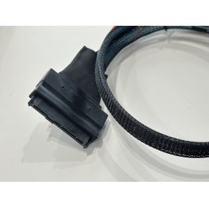 Buy cheap SFF-8654 8i to SFF-8654 8i High-Speed Mini SAS HD Connector Cable, 1.0 m 32AWG 85 Ω Braided Assembly from wholesalers