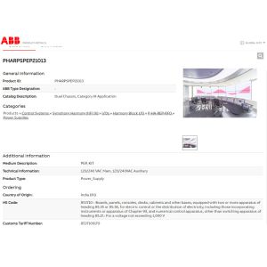 P-HA-RPS-PEP21013 ABB Bailey Infi 90 Digital I/O Termination Unit PLC Spare