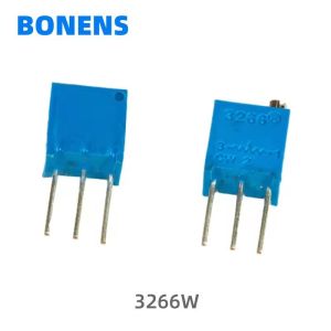 Buy cheap 3266W Metallic Glass Glazed Precision Multiturn Trimmer Potentiometer 1k 2k 5k 10k 20k 50k 100k  Variable Resistors from wholesalers