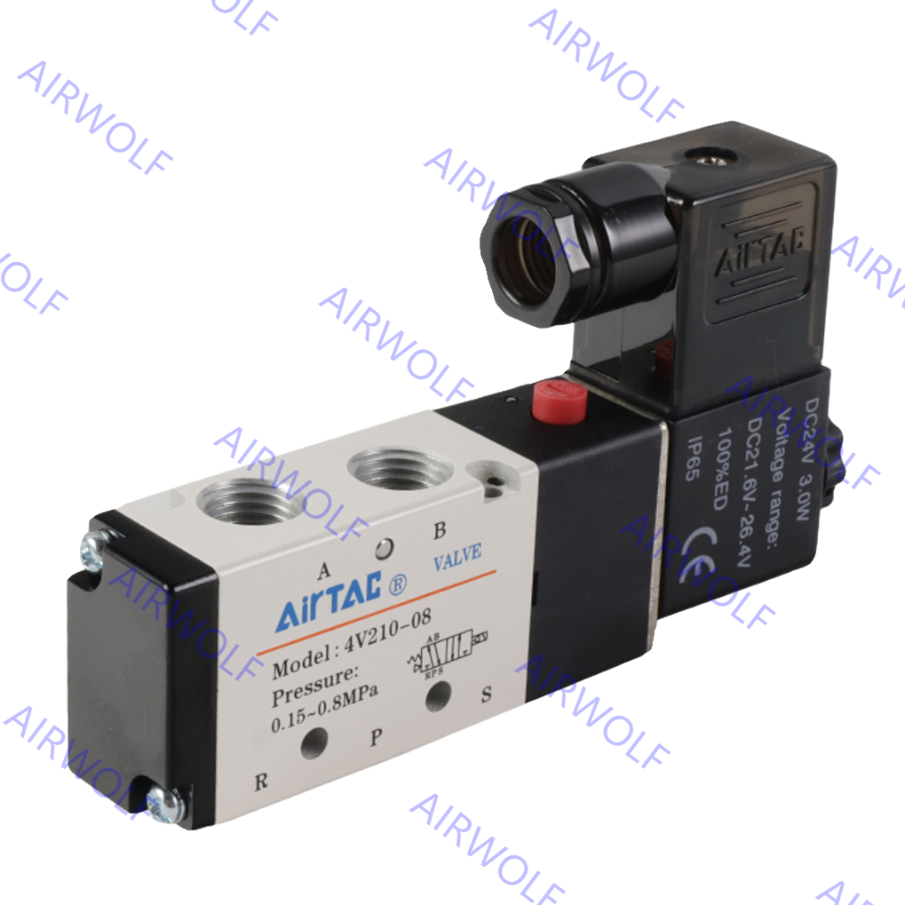 Buy cheap AIRTAC 4V200 Series 5/2 way, 5/3 way Electric Solenoid Valves 1/8