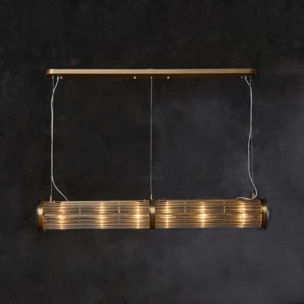 Buy cheap Newton Rectangular Pendant Bronze Finish with Ajustable Chain/Rod from wholesalers