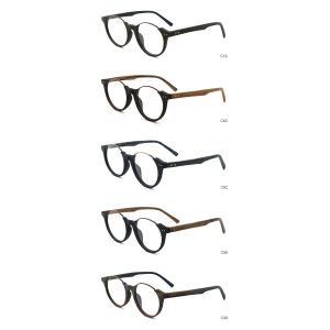 Buy cheap Wood Grain Retro Optical Eyeglasses Handmade Acetate Glasses MR 5359 from wholesalers