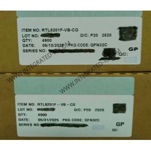 China RTL8201F-VB-CG Ethernet IC Single-Chip Single-Port 10/100Mbps Ethernet PHY Ceiver With Auto Mdix on sale China RTL8201F-VB-CG Ethernet IC Single-Chip Single-Port 10/100Mbps Ethernet PHY Ceiver With Auto Mdix on sale