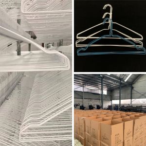 Buy cheap Powder Coating Wire Pants Hangers , Laundry Stainless Steel Laundry Hanger from wholesalers