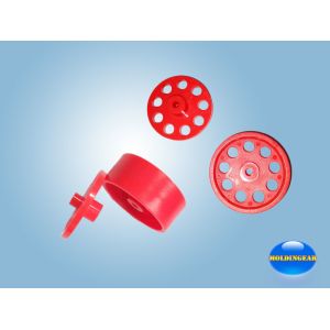 China Customized design injection mold plastic wheel parts for toys/teaching devices on sale