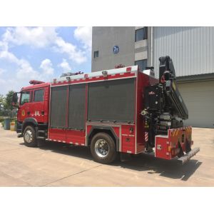 Buy cheap Red Color Emergency Rescue Vehicle 310HP 4X2 For Fire Fighting from wholesalers