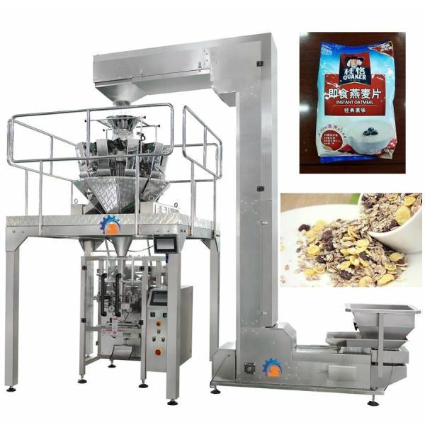 Standard Positioning Instant Oatmeal Packing Machine With Auto Warning
