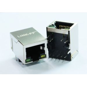 Buy cheap ARJM11B3-809-AB-ER4-T Tab Down 2.5G Base-T Magnetic RJ45 Modular Jack from wholesalers