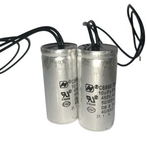 10uf Water Pump Motor Capacitor CBB60 3000 Hours Life Generator Run Capacitor
