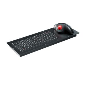 Buy cheap Military Grade Industrial Keyboard with FN Function Keys and Optical Trackball Mouse from wholesalers