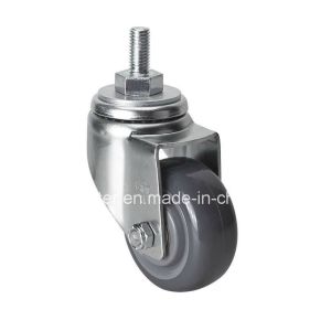 Buy cheap Edl Medium 3" 150kg Threaded Swivel PU Caster 5033-76 Maximum Load 150kg Zinc Plated from wholesalers
