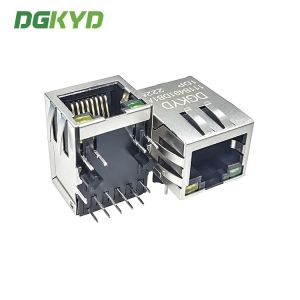 China DGKYD111B491DB1A1DP 1000 Base-T 10p8c PoE RJ45 Jack Ethernet Connector RJ45 With Magnetics, Headers And PCB Receptacles on sale China DGKYD111B491DB1A1DP 1000 Base-T 10p8c PoE RJ45 Jack Ethernet Connector RJ45 With Magnetics, Headers And PCB Receptacles on sale