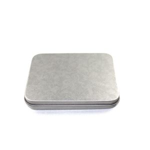 Buy cheap rectangular silver plain business card tin case from wholesalers