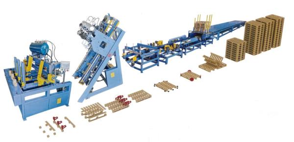 Quality Pallet Making Machine Automatic European Wood Pallet Production Line Wood Pallet Block Making Machine for sale