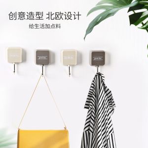 Buy cheap Nordic Style Latchkey 3.5x6cm Self Adhesive Plastic Hooks from wholesalers