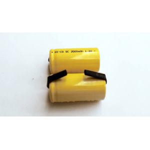 1.2V 2000mAh Cylindrical NICD Rechargeable Batteries For Power Tools