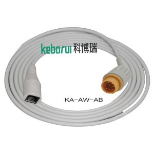 Buy cheap IBP adapter cable compatible for Arrow monitor to abbott transducer from wholesalers