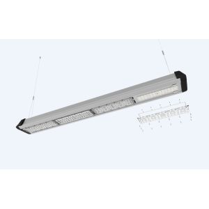 LED Architectural Suspended Direct Indirect Linear Channel Light 5000K