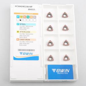 Wcmx 030208 CNC Carbide Inserts Stainless Steel Tungsten Carbide Inserts