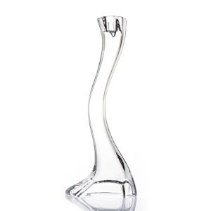 Buy cheap Custom made clear crystal glass candelabra candlestick holder from wholesalers