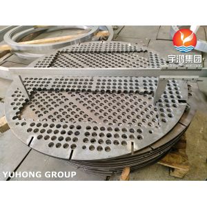 Buy cheap ASME SA516 Gr.70 Disk & Ring Baffles (Double-Segmental) for Power Plant Condensers TEMA RCB-4.53 from wholesalers